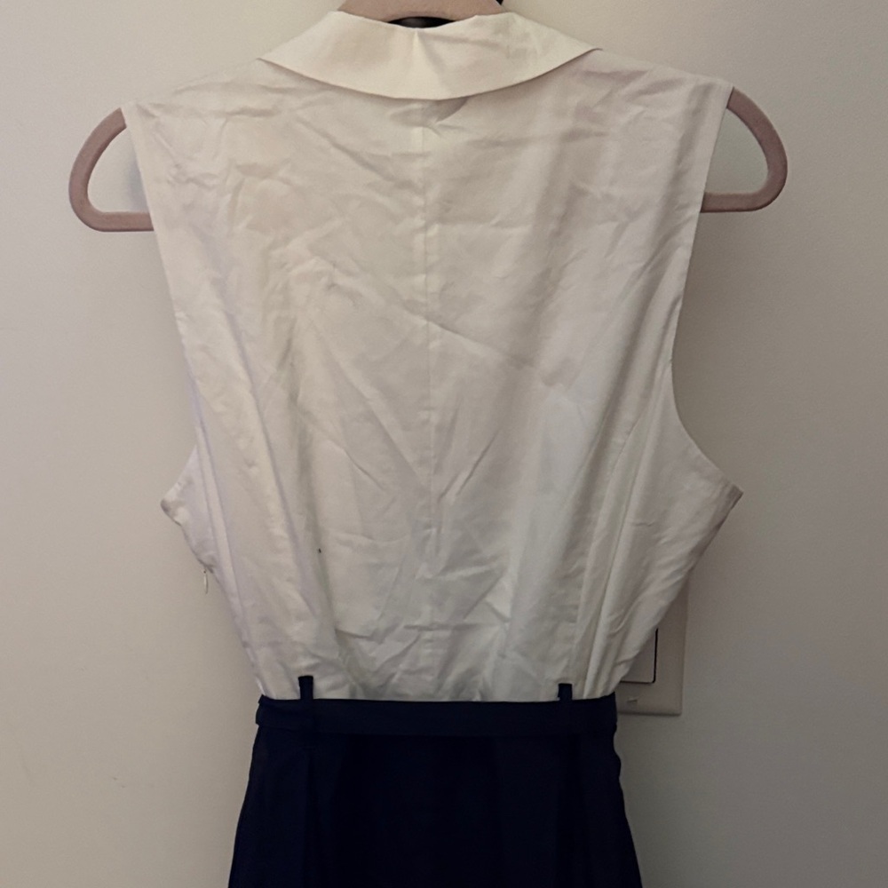 Tahari White and Black Midi Dress - Picture 6 of 6